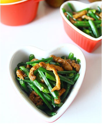 时蔬炒肉丝(图1)