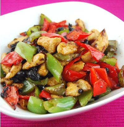 豆豉双椒鸡片(图1)