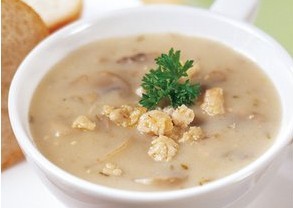 [沙茶]奶油鸡茸蘑菇汤，与众不同的味道
